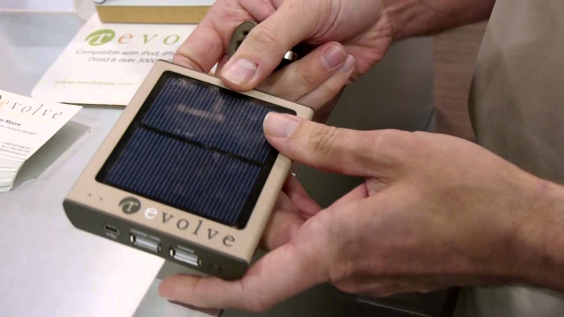 Solar Powered Charger by Revolve Electronics