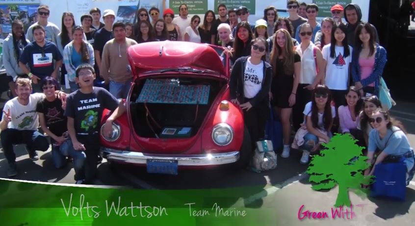 Team Marine - Volts Wattson VW Bug goes EV - AltCar Expo