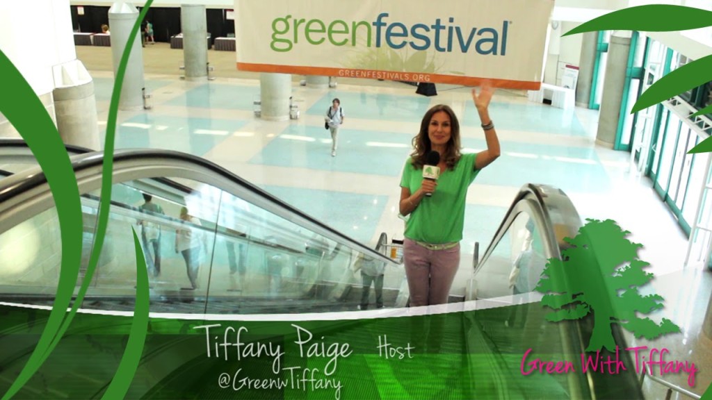 Green With Tiffany at the Green Festival on September 27